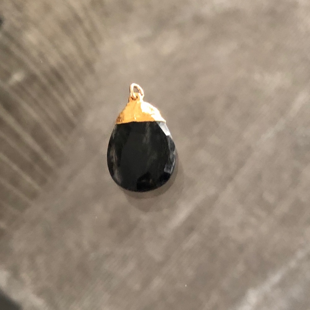 Black Tourmaline Charm